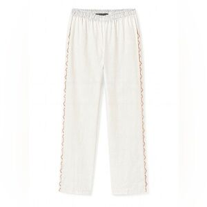 By The Way Women’s White Beach Coverup Pants M NWT